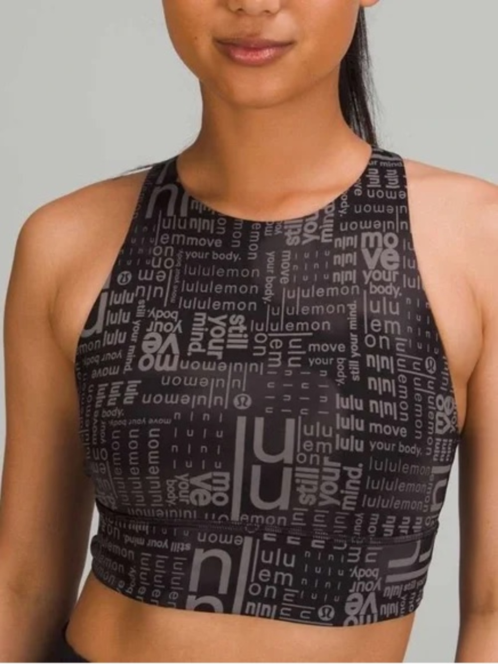 Lululemon Energy High Neck longline medium support sports bra